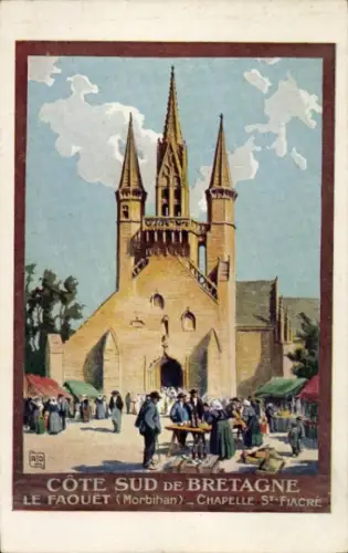 CPA Le Faouët Morbihan, Chapelle Saint Fiacre