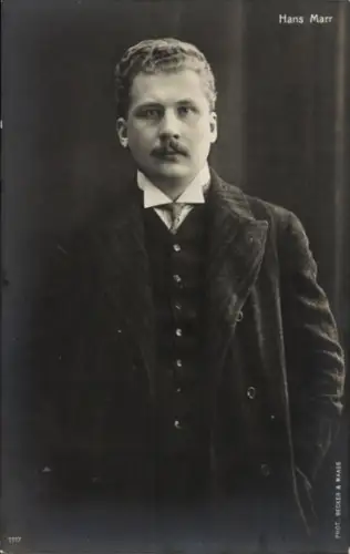 Ak Schauspieler Hans Marr, Portrait