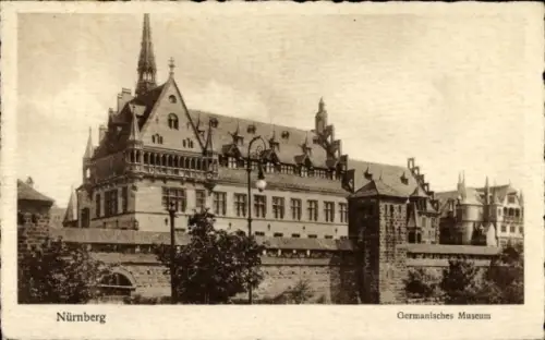 Ak Nürnberg, Germanisches Museum