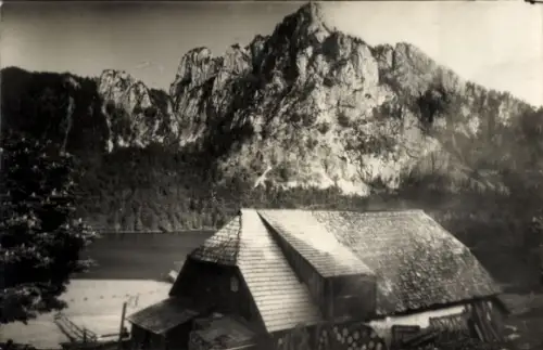 Ak Gmunden am Traunsee Salzkammergut Oberösterreich, Ramsauer Alpe, Ramsaualm am Laudachsee