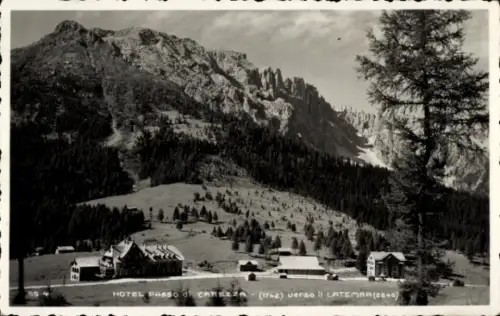 Ak Vigo di Fassa Südtirol, Hotel Passo di Carezza, Verso il Latemar