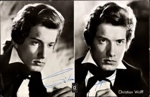 Ak Schauspieler Christian Wolff, Portrait, Der Schinderhannes, Autogramm