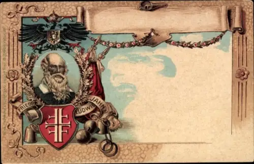 Litho Turnvater Friedrich Ludwig Jahn, Deutscher Turnerbund