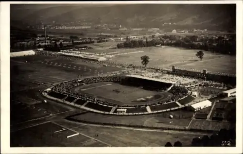 Ak Stuttgart in Württemberg, Festplatz 15. Deutsches Turnfest 1933, Luftbild