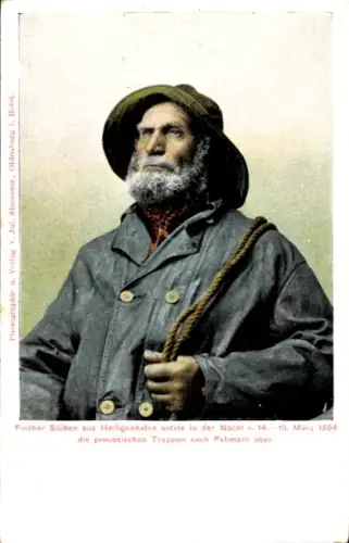 Ak Ostseebad Heiligenhafen in Holstein, Fischer Stüben