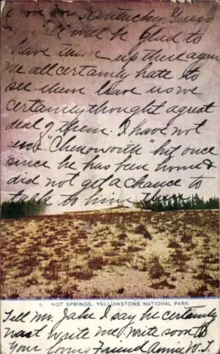 Ak Wyoming USA, Yellowstone National Park, Hot Springs