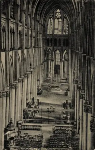 Ak Reims Marne, Kathedrale