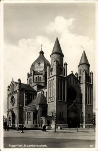 Ak Maastricht Limburg Niederlande, St. Lambertuskerk,   aus den Niederlanden, 1961