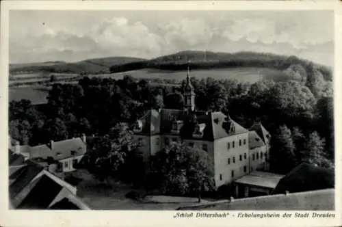 Ak Dürrröhrsdorf Dittersbach in Sachsen, "Schloß Dittersbach" - Erholungsheim der Stadt Dresden, 