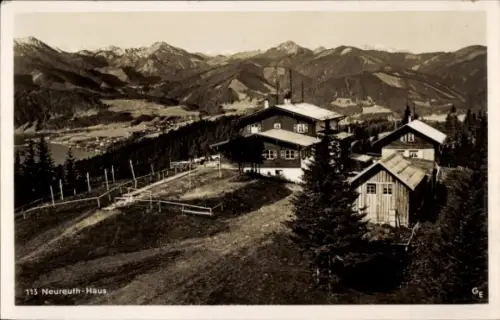 Ak Tegernsee in Oberbayern, Neureuth Haus
