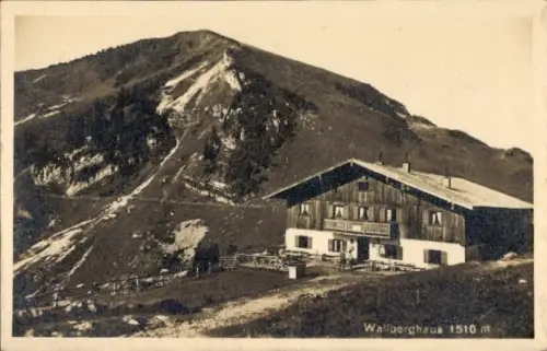 Ak Tegernsee in Oberbayern, Wallberghaus