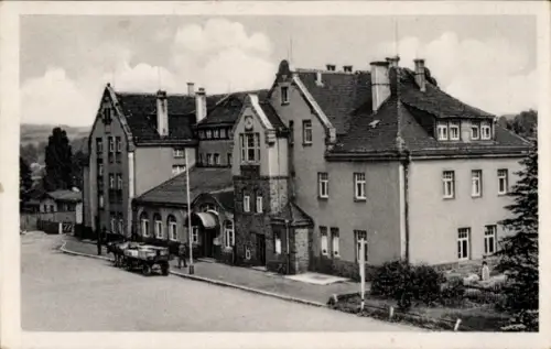 Ak Lengenfeld im Vogtland Sachsen, Bahnhof