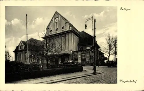 Ak Solingen im Bergischen Land, Hauptbahnhof