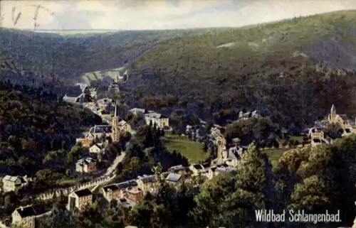 Ak Schlangenbad im Taunus Hessen, Gesamtansicht