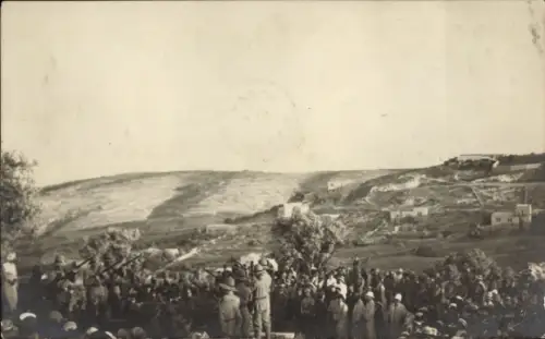 Foto Ak Jerusalem Israel, Begräbnis, Juli 1915