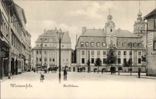 Ak Weißenfels an der Saale, Rathaus