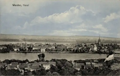 Ak Werder an der Havel, Panorama