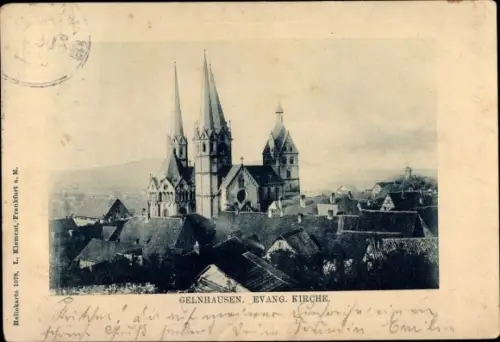 Ak Gelnhausen in Hessen, Ev. Kirche