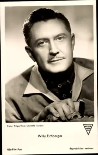 Ak Schauspieler Willy Eichberger, Portrait