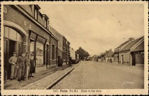 Ak Putte Woensdrecht Nordbrabant, Zicht in het dorp