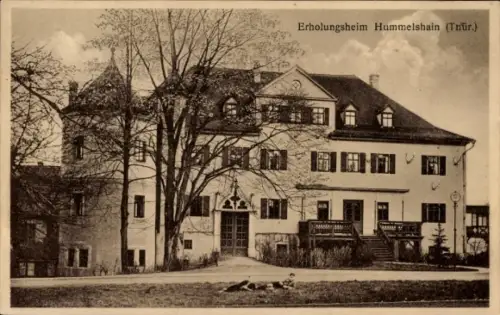 Ak Hummelshain in Thüringen, Erholungsheim  schönes Wetter, Erholung, Waldlicht