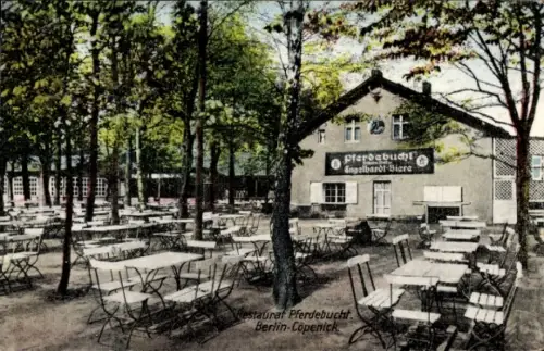 Ak Berlin Köpenick, Restaurant Pferdebucht, Inh. Wilhelm Wolter