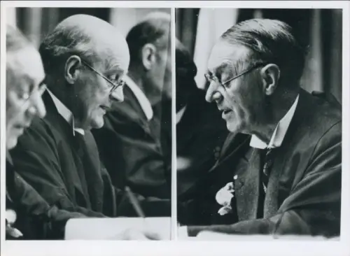 Foto Nürnberger Prozess, britische Richter Lord Justice Lawrence, Birkett