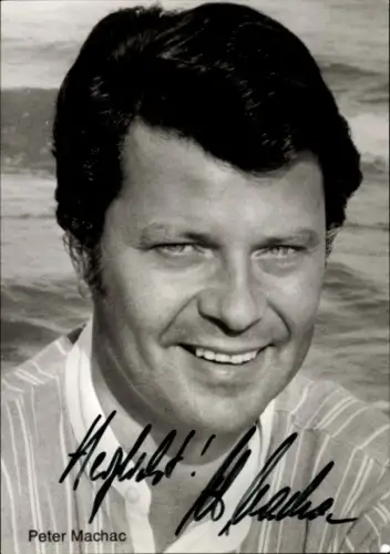 Ak Schauspieler Peter Machac, Portrait, Autogramm