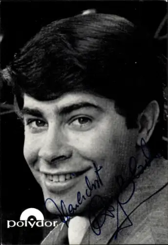 Autogrammkarte Sänger Roy Black, Portrait, Autogramm