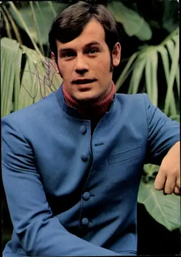 Autogrammkarte Sänger Andy Star, Portrait, Autogramm