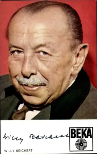 Ak Schauspieler und Sänger Willy Reichert, Portrait, Autogramm