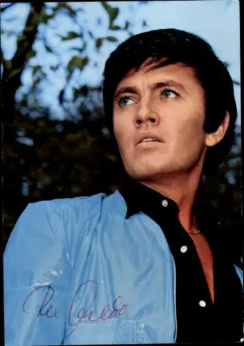 Ak Sänger Rex Gildo, Portrait