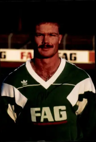 Foto Fußballer Joachim Reuß, 1. FC Schweinfurt 05, Autogramm