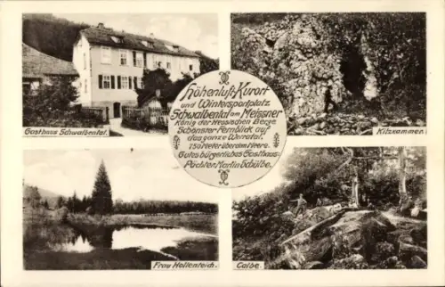 Ak Meißner in Hessen, Schwalbenthal, Calbe, Gasthaus