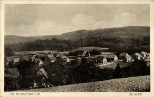 Ak Preußisch Oldendorf in Westfalen, Schweiz, Siedlung