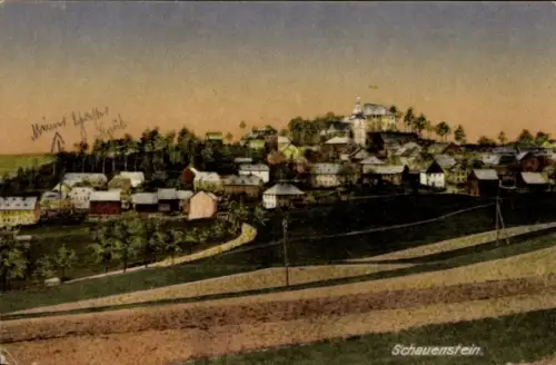 Ak Schauenstein im Frankenwald, Gesamtansicht