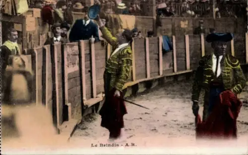 Ak Corrida de Toros, le Brindis, Stierkampf