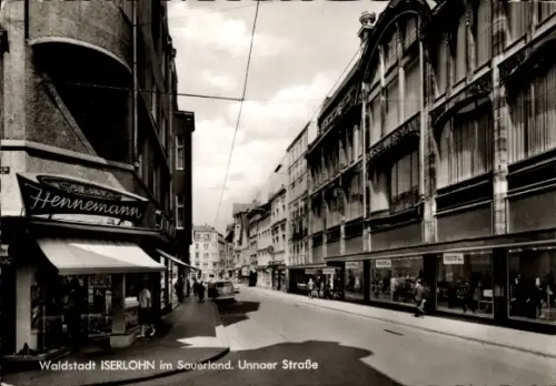 Ak Iserlohn im Märkischen Kreis, Franzosenhohl, Hennemann, Waldstadt ISERLOHN, Unnaer Straße