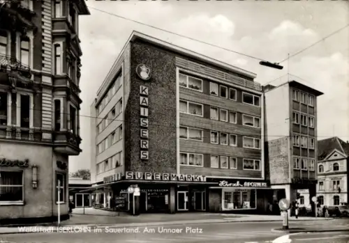 Ak Iserlohn im Märkischen Kreis, Franzosenhohl, KAISERS SUPERMARKT, Waldstadt  Unnaer Platz