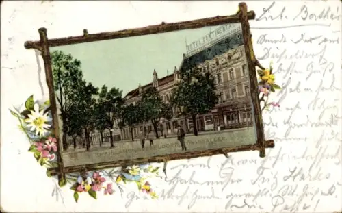 Passepartout Ak Düsseldorf am Rhein, Königsallee