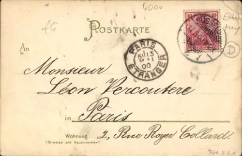 Ak Düsseldorf am Rhein, Rheinwerft, Neue Rheinbrücke, Trompeter