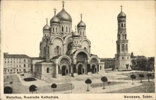 Ak Warszawa Warschau Polen,  Russische Kathedrale, Sobór, 