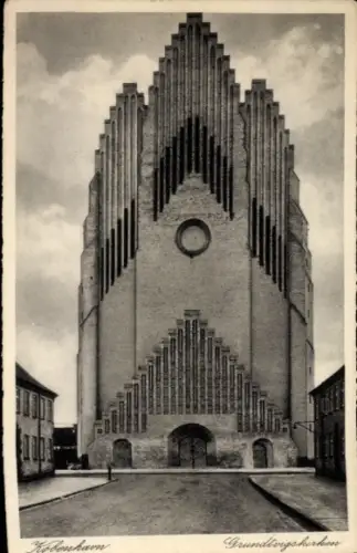 Ak København Kopenhagen Dänemark, Grundtvigskirken