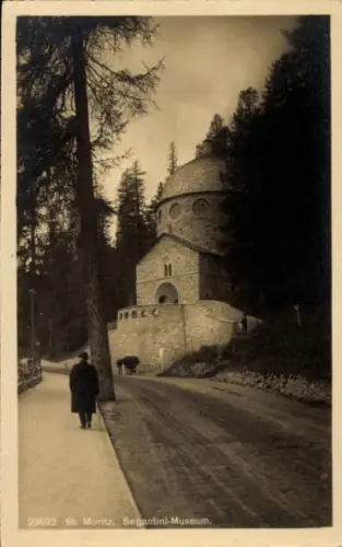 Ak Sankt Moritz Kanton Graubünden, Segantini Museum
