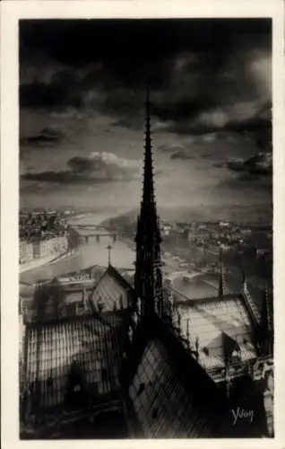 Ak Paris IV Ile de la Cité, Kathedrale Notre Dame, Querschiff