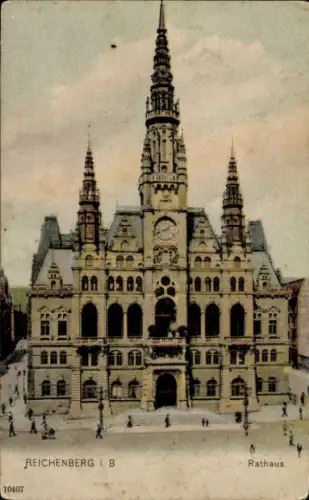 Ak Liberec Reichenberg in Böhmen, Rathaus