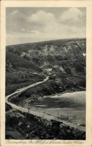 Ak Riesengebirge Region Königgrätz, Bílé Labe, Weiße Elbe, Weißwasser, Weißwassergrund,  Weg zum 