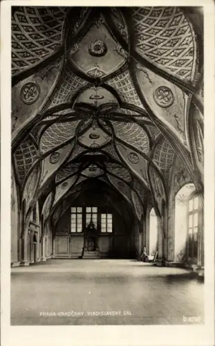 Ak Praha Prag Tschechien, Hradčany Hradschin, Vladislavski Saal