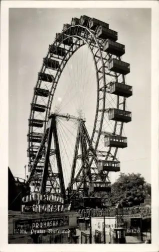 Ak Wien 2 Leopoldstadt, Prater, Riesenrad