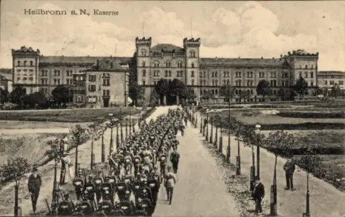 Ak Heilbronn am Neckar, Kaserne